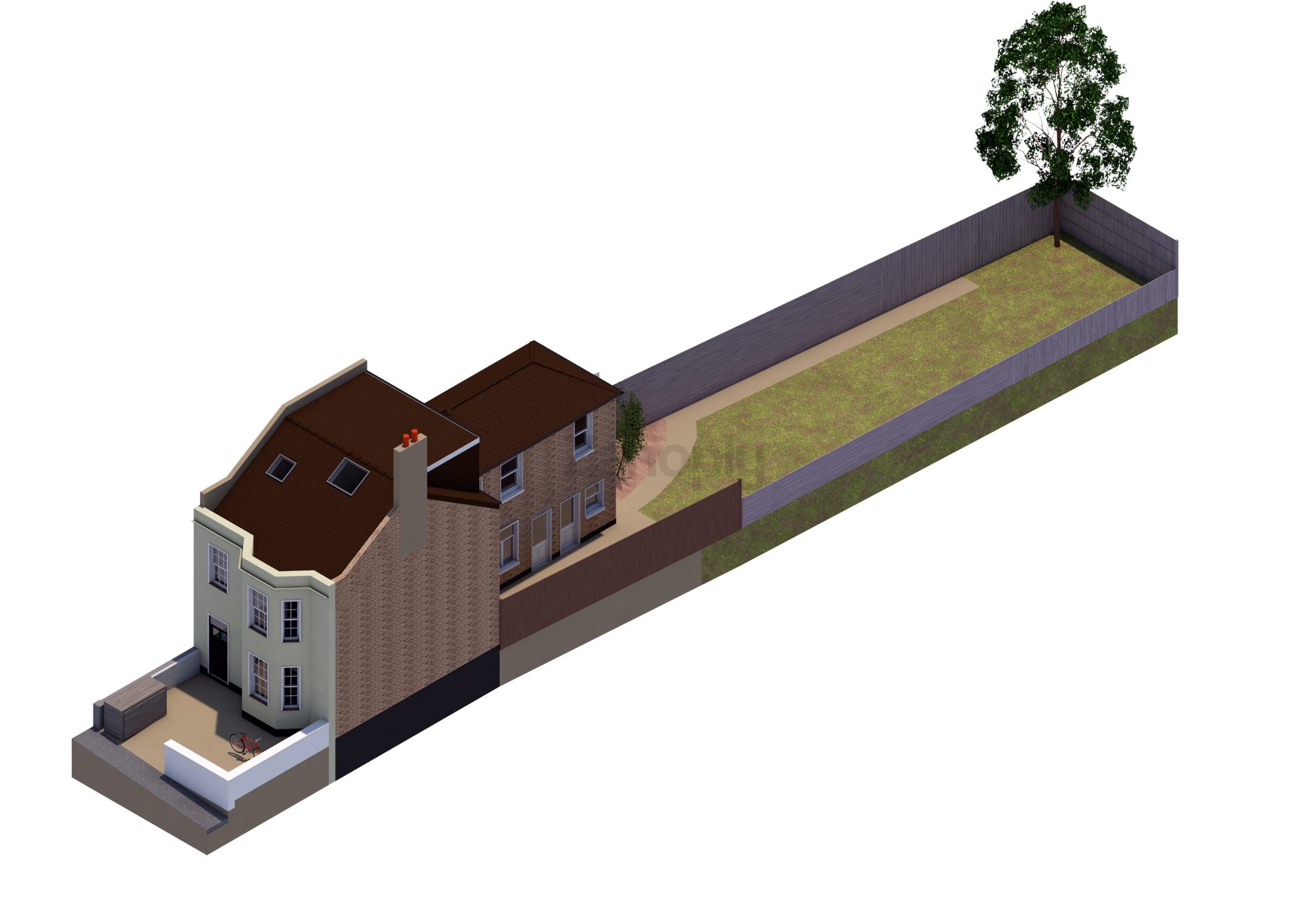 SE18 Existing Front 3D Visual